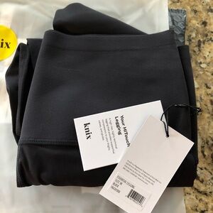 Knix HiTouch High-Rise Black Leggings NWT